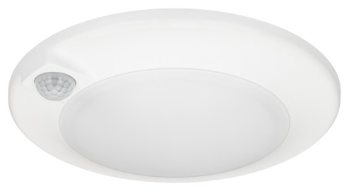 Quick Disc 6 6'' 15W Pir Sensor Closet Lite in White (303|QD6PIR-30-WH)