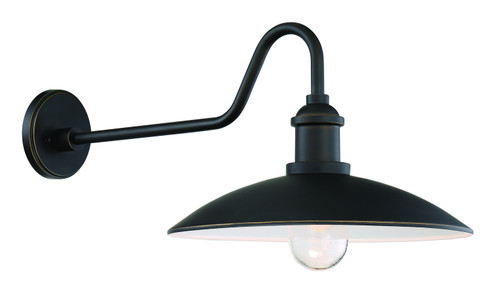 RLM Shade in Oil Rubbed Bronze/ Clear Seeded Glass (7|7984-18-143C)