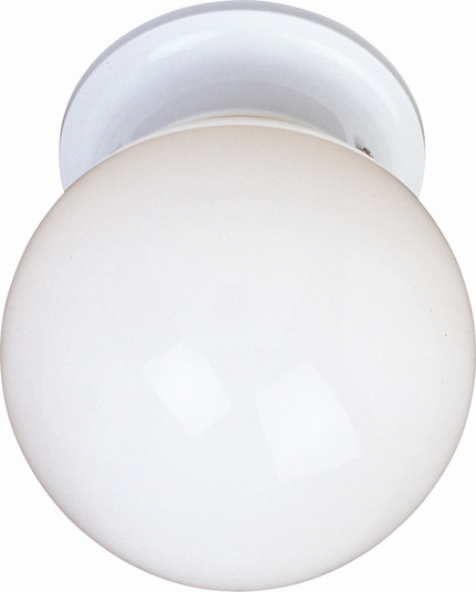 Essentials - 588x One Light Flush Mount in White (16|5889WTWT)