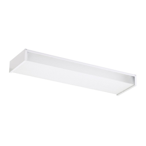 Drop Lens Fluorescent Two Light Flush Mount in White (1|59136LE-15)