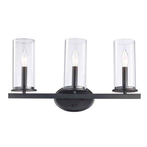 Meadowlark Three Light Vanity in Black (110|71733 BK) Meadowlark Three Light Vanity in Black (110|71733 BK)