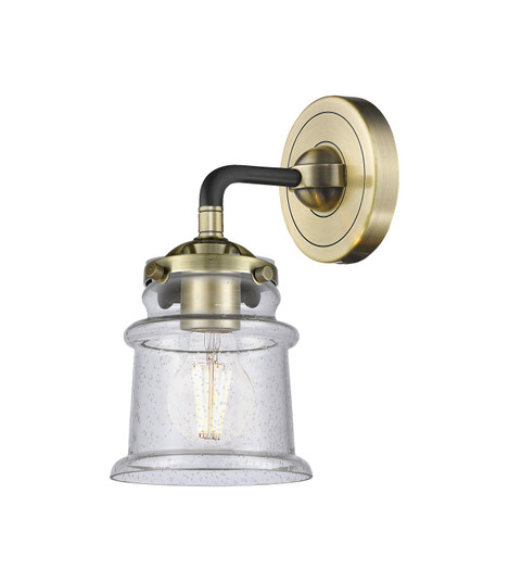 Nouveau One Light Wall Sconce in Black Antique Brass (405|284-1W-BAB-G184S)