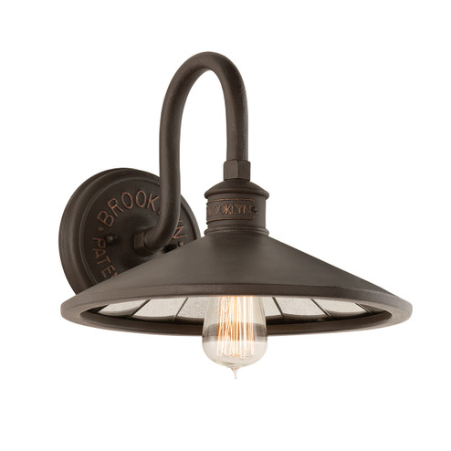 Brooklyn One Light Wall Sconce in Heritage Bronze (67|B3142-HBZ)
