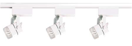 Track Lighting Kits White Three Light Track Kit in White (72|TK310)