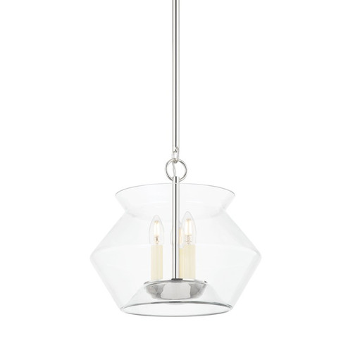 Edmonton Three Light Lantern in Polished Nickel (70|8115-PN)