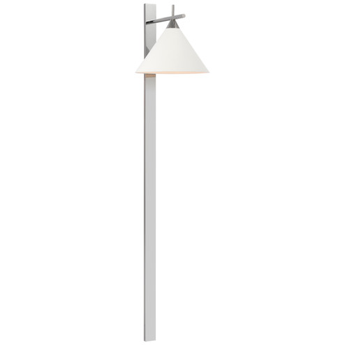 Cleo LED Wall Sconce in Polished Nickel (268|KW 2412PN-WHT)