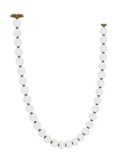 Perle LED Chandelier in Natural Brass (182|SLCH23330NBR)