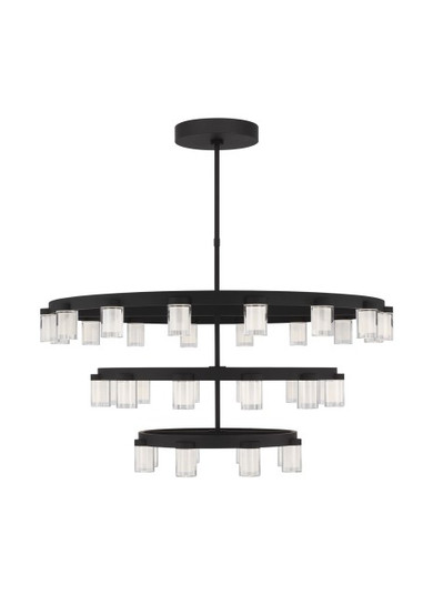 Esfera LED Chandelier in Nightshade Black (182|KWCH19627B)