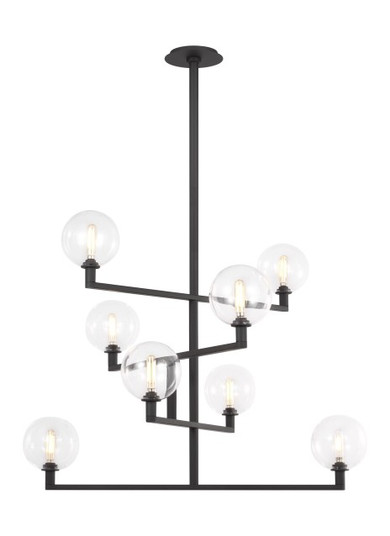 Gambit LED Chandelier in Nightshade Black (182|700GMBCB-LED927)