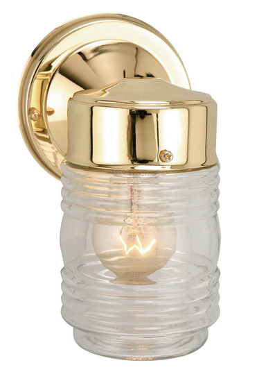 Quinn One Light Wall Lantern in Polished Brass (110|4900 PB)