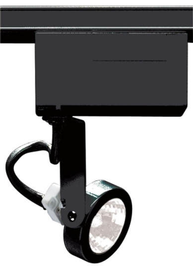 Track Heads Black One Light Track Head in Black (72|TH239)