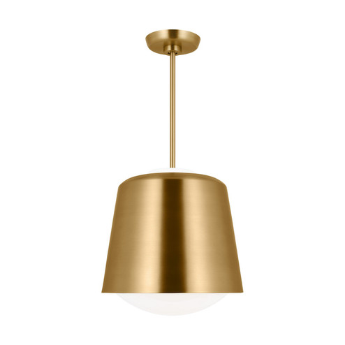 Draper One Light Pendant in Burnished Brass (454|KSP1141BBS)
