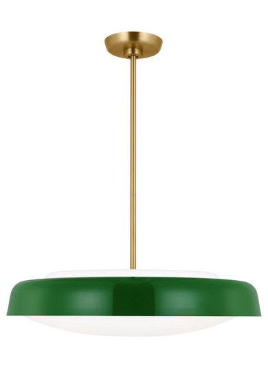 Draper Three Light Pendant in Green (454|KSP1133GRN)