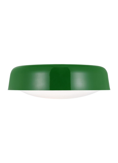 Draper Two Light Flush Mount in Green (454|KSF1102GRN)