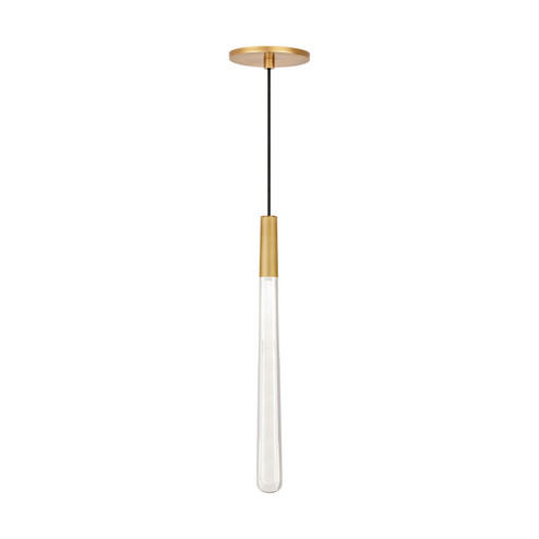 Pylon LED Pendant in Natural Brass (182|700TRSPPYLC1RNB-LED930)