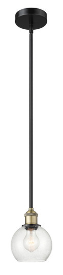Edison One Light Mini Pendant in Black Antique Brass (405|616-1S-BAB-G124-6)