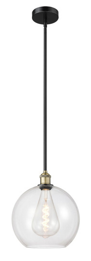 Edison One Light Mini Pendant in Black Antique Brass (405|616-1S-BAB-G122-12)