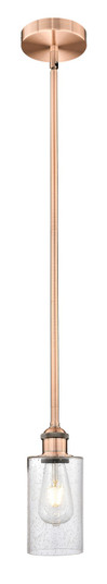 Edison One Light Mini Pendant in Antique Copper (405|616-1S-AC-G804)