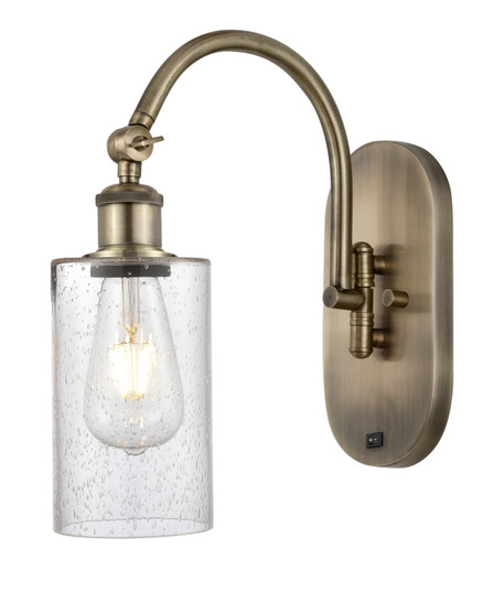 Ballston One Light Swing Arm in Antique Brass (405|518-1W-AB-G804)