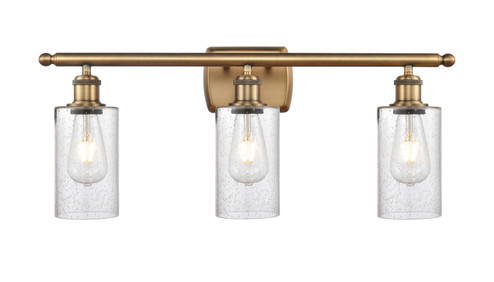 Ballston Three Light Bath Vanity in Brushed Brass (405|516-3W-BB-G804)