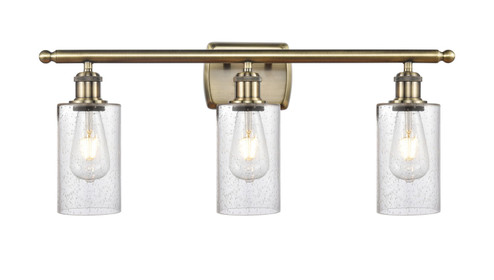 Ballston Three Light Bath Vanity in Antique Brass (405|516-3W-AB-G804)