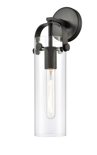 Downtown Urban One Light Wall Sconce in Polished Nickel (405|413-1W-PN-4CL)