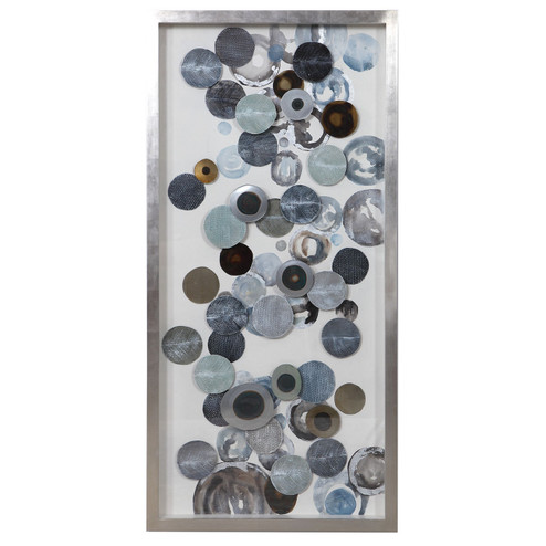 Kella Shadow Box in Silver, Brown, Blue, And Green (52|04205)