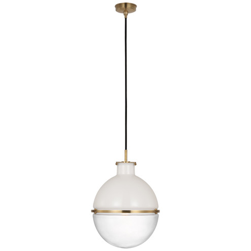 Maxey LED Pendant in Hand-Rubbed Antique Brass (268|TOB 5486HAB-WG/CG)