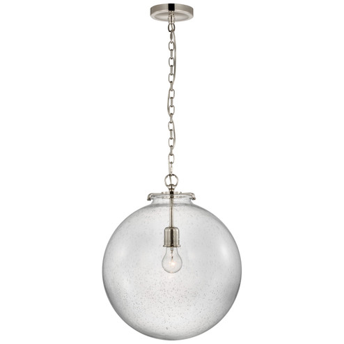 Katie Globe LED Pendant in Polished Nickel (268|TOB 5227PN/G4-SG)