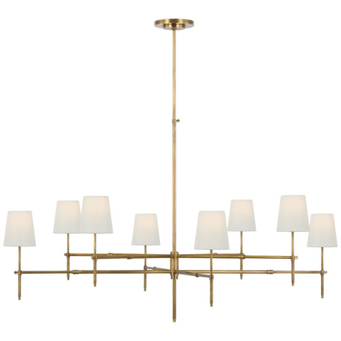 Bryant LED Chandelier in Hand-Rubbed Antique Brass (268|TOB 5198HAB-L)