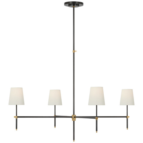 Bryant LED Chandelier in Bronze and Hand-Rubbed Antique Brass (268|TOB 5195BZ/HAB-L)