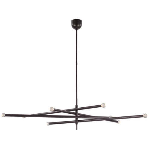Rousseau LED Chandelier in Bronze (268|KW 5595BZ-CG)
