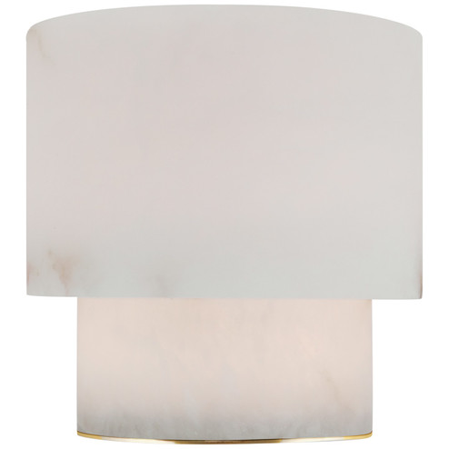 Una LED Table Lamp in Alabaster (268|KW 3901ALB)