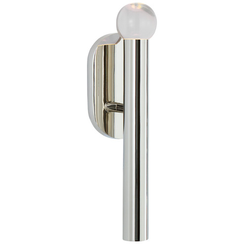 Rousseau LED Wall Sconce in Polished Nickel (268|KW 2280PN-CG)