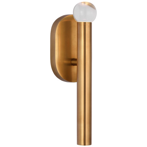 Rousseau LED Wall Sconce in Antique-Burnished Brass (268|KW 2280AB-CG)