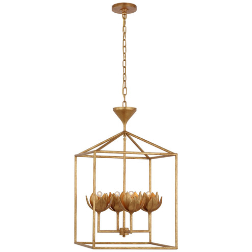 Alberto LED Pendant in Antique Gold Leaf (268|JN 5302AGL)