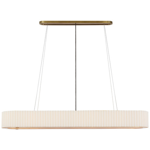 Palati LED Linear Chandelier in Hand-Rubbed Antique Brass (268|IKF 5446HAB-L)