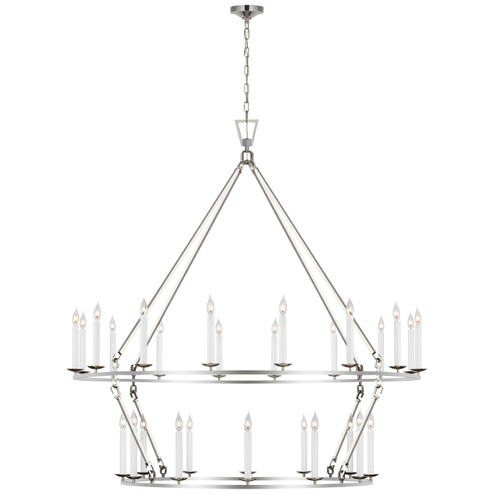 Darlana Ring LED Chandelier in Polished Nickel (268|CHC 5277PN)