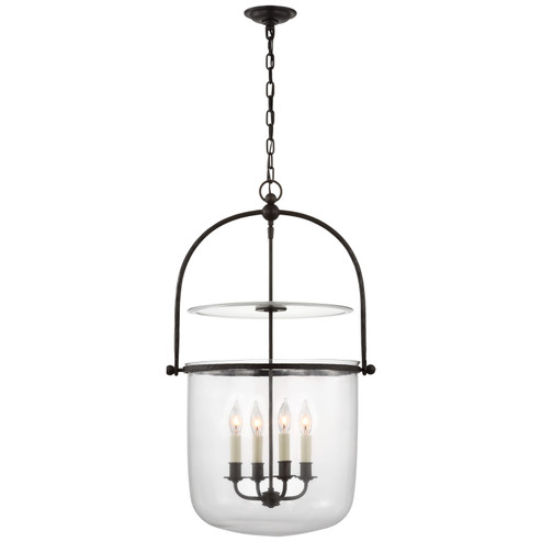 Lorford Four Light Lantern in Aged Iron (268|CHC 2270AI-CG)