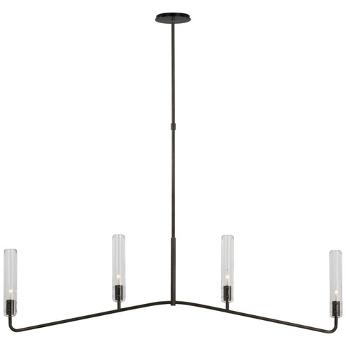 Casoria LED Linear Chandelier in Bronze (268|ARN 5510BZ-CG)