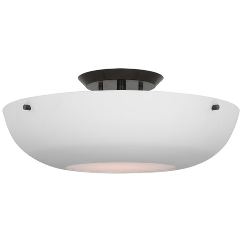 Valencia LED Flush Mount in Bronze (268|ARN 4520BZ-WHT)