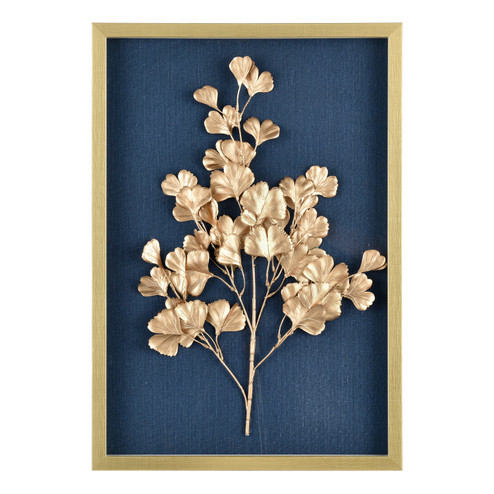 Leaf Shadow Wall Art in Gold (45|S0056-9835)