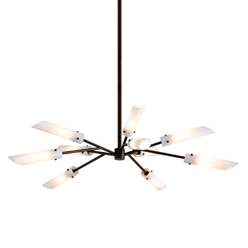 High Line Ten Light Chandelier in Soft Off Black (67|F7227-SFB)