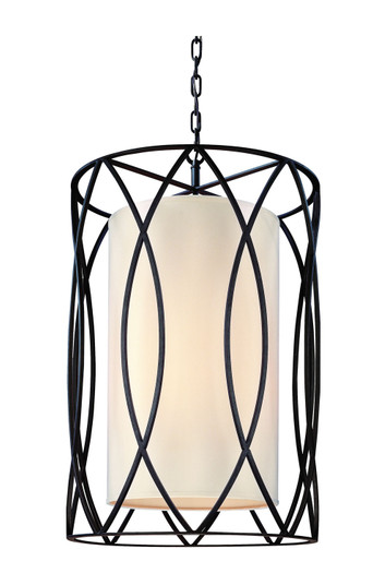 Sausalito Eight Light Pendant in Textured Iron (67|F1288-TRN)