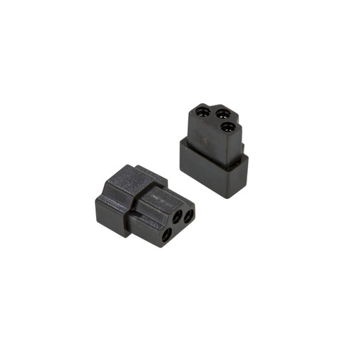 LED 5 Complete Replacement In-Line Connector in Black (303|5LCS-CON-DB)