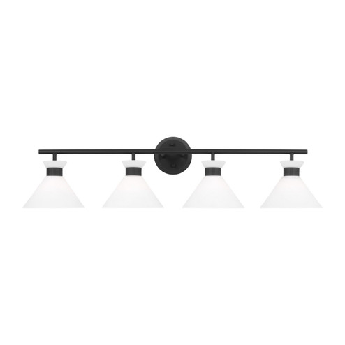 Belcarra Four Light Bath in Midnight Black (454|DJV1014MBK)