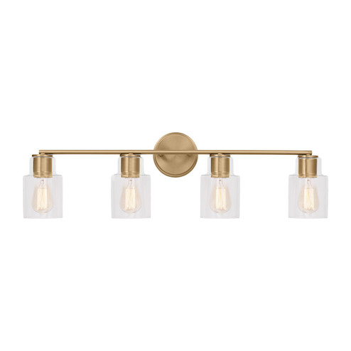 Sayward Four Light Bath in Satin Brass (454|DJV1004SB)