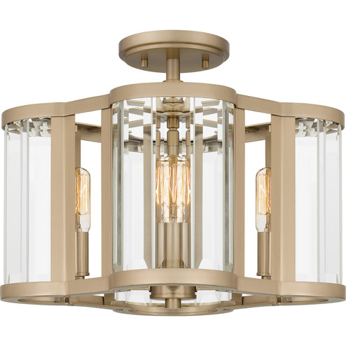 Quoizel Semi-Flush Mount Four Light Semi Flush Mount in Bronze Gold (10|QSF6193BGD)