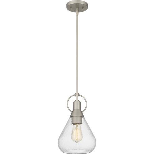 Quoizel Piccolo Pendant One Light Mini Pendant in Brushed Nickel (10|QPP6187BN)