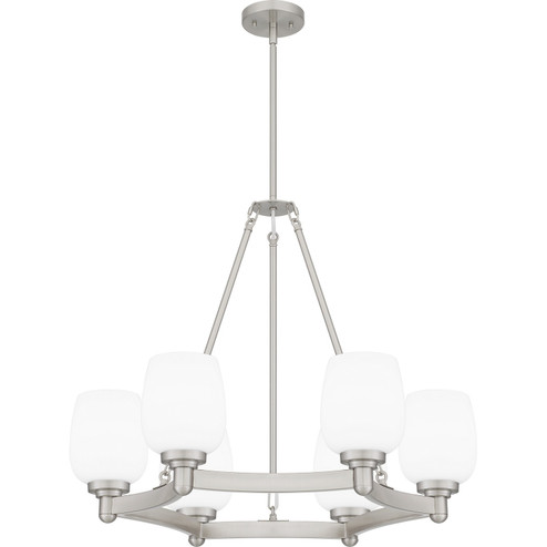 Penning Six Light Chandelier in Brushed Nickel (10|PNG5028BN)